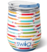 Swig Life vaso vino 12oz con tapa, ideal para mantener frío el vino.
