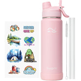 Swigina botella aislada 24 oz con tapa 2 en 1 facilita beber en cualquier momento