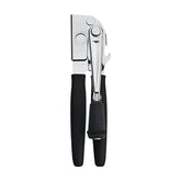 Swing-A-Way abrelatas con manija plegable ergonómica para uso cómodo