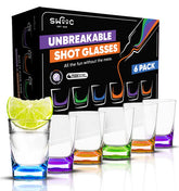 Vasos SWOOC coloridos y resistentes, ideales para fiestas sin romperse.