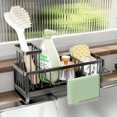 SWTYMIKI porta-esponjas lavab o cocina, organiza esponjas y cepillos con diseño resistente.