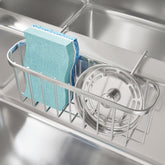 SWTYMIKI esponja para fregadero, soporte colgante de acero inoxidable para secado rápido.
