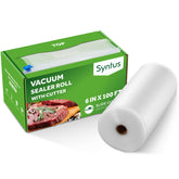 Syntus rollo de sellado al vacío con dispensador para cortes limpios y rápidos.