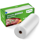 Rodillo de vacío Syntus 11x150 organizado en soporte para sellado rápido.