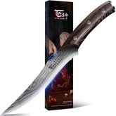 SYOKAMI cuchillo deshuesador con mango de madera, precisión en cada corte