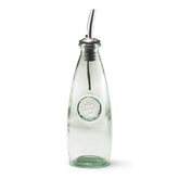 Tablecraft botella aceite y vinagre en vidrio verde reciclado lista para aderezos caseros