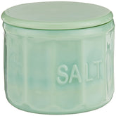 Tablecraft salero con tapa Jadeite Verde para un toque elegante en la mesa.