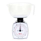 TADA escala analógica de alimentos con dial claro para medidas precisas en cocina.
