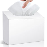 TAINESS cubre toallas acrílicas blancas para Kleenex, práctico en baño y cocina.