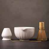 TANG PIN Set de Matcha, cuenco cerámico de 450 ml, ideal para ceremonia.