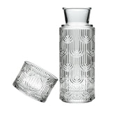 TANMESSO jarras para cabecera con vaso y tapa, ideal para sorbos nocturnos