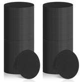 TaoBary posavasos redondo negro de 4 pulgadas, protege superficies durante bebidas.