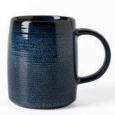 TaoTaojarvie: taza cerámica 22 oz grande azul, ideal para café matutino.