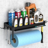 Taozun porta-papel para garaje, montado en pared, estable y práctico.