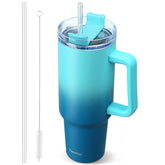 TaroKitc vaso térmico 40 oz con tapa para llevar bebidas.