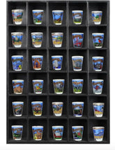 Tasse Verre estante vitrina para chupitos 30, ideal para exhibir tu colección.