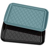 Bandeja TasticTotes para preparación de carnes crudas, mantiene higiene durante marinado