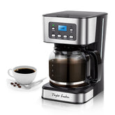 Taylor Swoden cafetera programable 12 tazas, frontal para planificar tu mañana