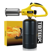 TBTeek Torch Head con llama ajustable para cocción precisa.
