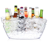 Balde de hielo acrílico 7L de Tchrules, ideal para fiestas y bebidas frías
