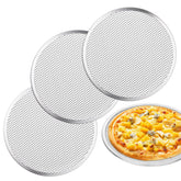 Pantalla para pizza tchrules de 12 pulgadas, base crujiente gracias a las perforaciones