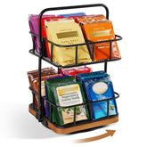 Tea Bunch base rotatoria 360 grados facilita acceso rápido a bolsitas