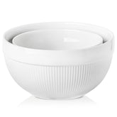 TEAKISS cuenco cerámico 10 pulgadas vista frontal, ideal para batir y mezclar