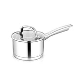 TeamFar 1qt sartén con tapa de vidrio para ver la cocción
