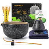 TEANAGOO tazón cerámico negro para una experiencia ceremonial de matcha