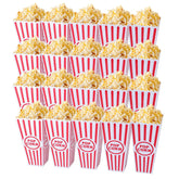 Tebery cajas palomitas plástico estilo cine, ideales para entretenimiento en casa