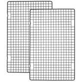 Tebery doble pack de rejillas de alambre 16x10 para hornear y enfriar