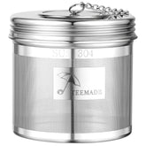 TEEMADE infusor de té extra grande con malla fina evita fugas