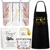 Teenyyou vaso termico rosa dorado marmol para bebidas frias o calientes