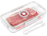 Tellshun Contenedor de tocino con tapa y fecha para mayor control.