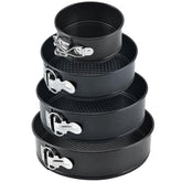 Tellshun moldes desmontables 4 pulgadas: desmolde fácil y horneado uniforme.