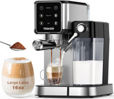 TENKER máquina espresso con portafiltro frente a cocina moderna