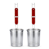 Tenta Kitchen escurridor de pasta en acero inoxidable con microperforaciones para drenaje rápido