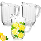 Jarra Tessco para ti de plástico 60 oz, transparente, ideal para servir bebidas