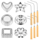Tessco rosette seis moldes diferentes para repostería festiva
