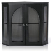 Thalomely caja pan esquina frontal: diseño compacto para encimera y pan fresco al alcance