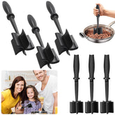 THDUJAYJAY cortadora de carne con 6 hojas curvas para picar carne rápidamente