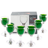 the mask el turko copa clara de 2 oz para degustación elegante en mesa.