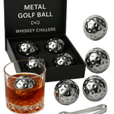 Bolas de whisky golf de The Wine Savant, enfriamiento elegante sin dilución.