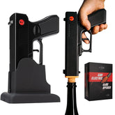 The Wine Savant sacacorchos eléctrico pistola negro facilita abrir botellas en casa