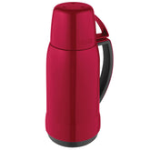THERMOS 33105A, botella de vacío de vidrio con asa integrada para llevarla cómodamente
