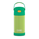 THERMOS FUNTAINER para niños con pajita, botella de 12 onzas, mantiene bebidas frías durante horas.