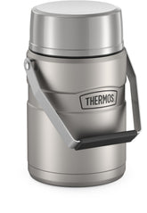 THERMOS tarro frontal mate mostrando diseño y capacidad, fácil transporte