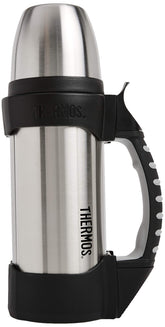 THERMOS The Rock botella 1 litro, vista lateral, ideal para senderismo.