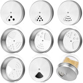 Tiangrid tapas ajustables para latas Mason de boca regular con vertido preciso