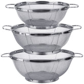 Colador 5qt de Tiawudi en acero 18-8 para escurrir pasta rápidamente
